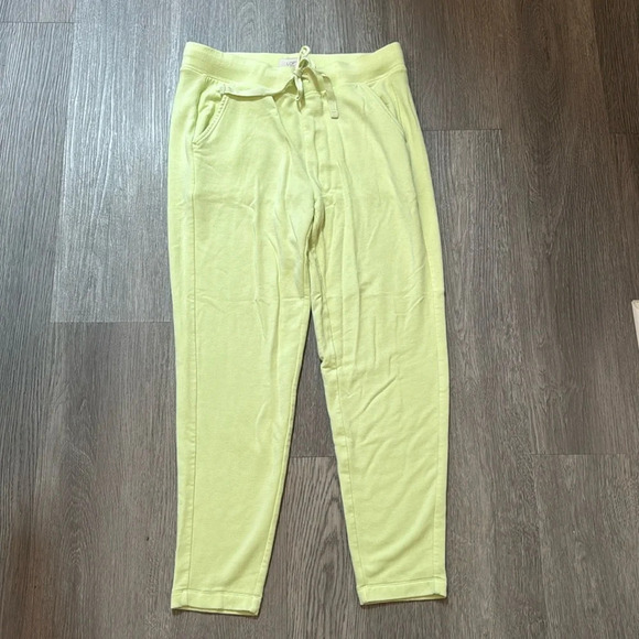 Lou & Grey Soft Yellow Jogger Pants - Picture 1 of 6